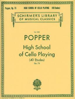 High School Of Cello Playing Op. 73 