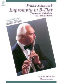 Impromptu in B Flat Major for Flute and Piano Op. 142 