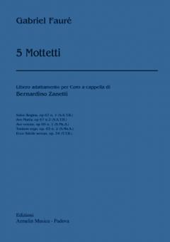 5 Mottetti Per Coro A Cappella 