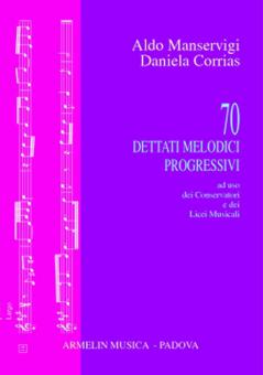 70 Dettati Melodici Progressivi Ad Uso 
