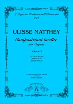Composizioni Inedite Per Organo, 3 