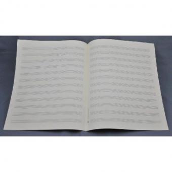 Notenpapier Quart-Format hoch 12 Systeme 