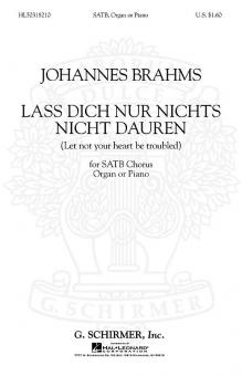 Lass dich nur nichts nicht dauren 