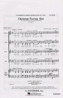 Christus Factus Est 