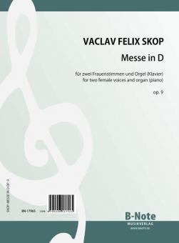 Mass in D major for two female voices and organ (piano) op.9 