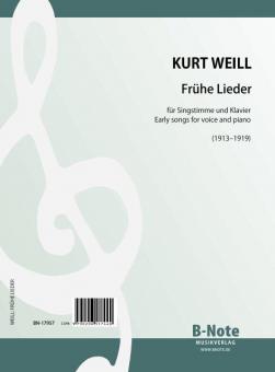 Early songs for voice and piano 