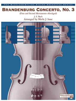 Brandenburg Concerto No. 3 Score Standard