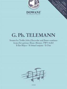 Sonata TWV 41:B3 B flat Major 