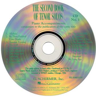 Second Book of Tenor Solos 