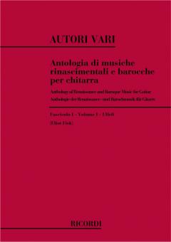 Antologi Di Musiche Rinasci Vol. 1 