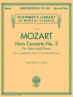 Horn Concerto Nr. 3 KV447 