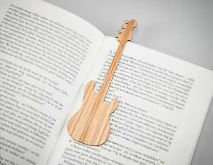 Lesezeichen Bass Gitarre Eiche 