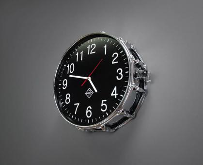 Snare Drum Uhr Slim Black 