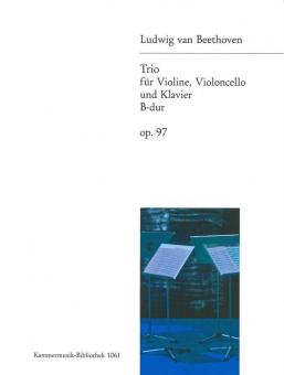 Piano Trio B Flat Major Op. 97 