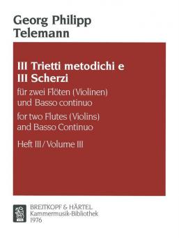 3 Trietti Metodichi e 3 Scherzi Heft 3 