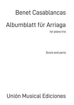 Albumblatt für Arriaga 