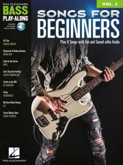 Bass Play-Along Vol. 3: Songs for Beginners 