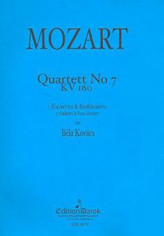 Quartett Nr. 7 KV160 für 3 Klarinetten 
