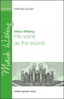 His voice as the sound 