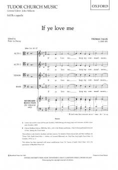 If Ye Love Me 