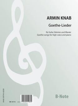 12 Songs after Goethe 