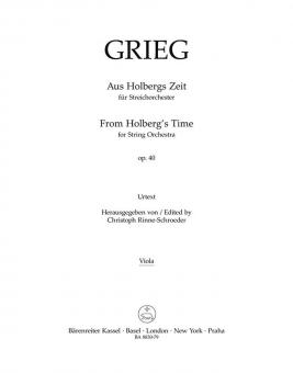 From Holbergs Time op. 40 