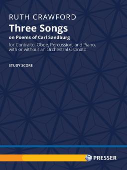 3 Songs on Poems of Carl Sandburg 