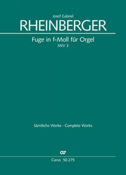 Fugue in F minor on 3 subjects JWV 3 Standard