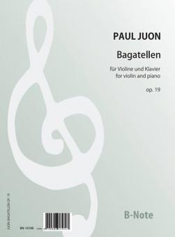 3 Bagatelles op. 19 