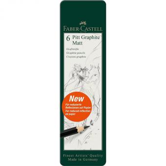 Bleistift Pitt Graphite Matt 6er Etui 