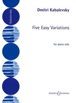 5 leichte Variationen op. 51 