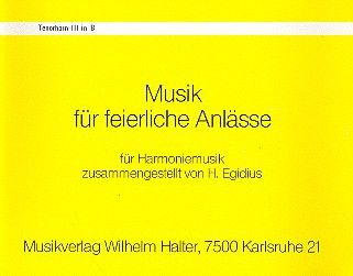 Musik für feierliche Anlässe 