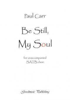 Be Still My Soul 