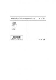 Suite französischer Tänze für kleines Orchester Download