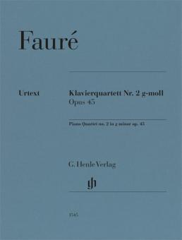 Quartetto per pianoforte e orchestra n. 2 in sol minore op. 45 