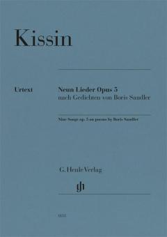9 canzoni op. 5 