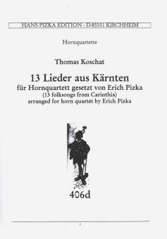 13 Folks Songs from Carinthia 