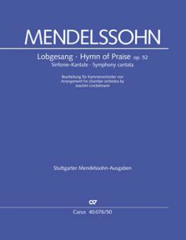 Inno di lode op. 52 MWV A 18 Standard