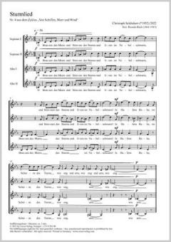 Sturmlied "O Brausen des Meers und Stimme des Sturms" Standard