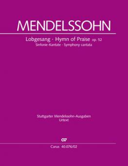 Canto di lode op. 52 MWV A 18 