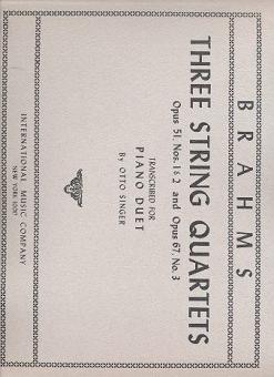 Three String Quartets 