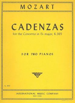 Cadenzas Piano Concerto No.10 K.365 