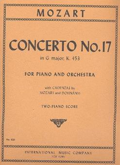 Concerto No.17 G major K.453 