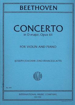 Concerto D Major op. 61 