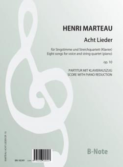 Eight songs op.10 
