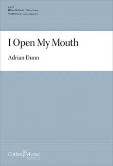 I Open My Mouth 