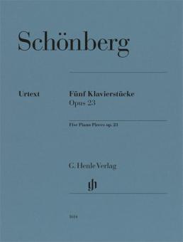5 pezzi per pianoforte op. 23 