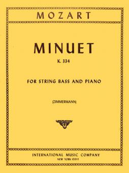 Minuet, K. 334 