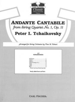 Andante Cantabile from String Quartet No. 1, Op. 11 