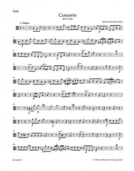 Concerto in la minore BWV 1044 